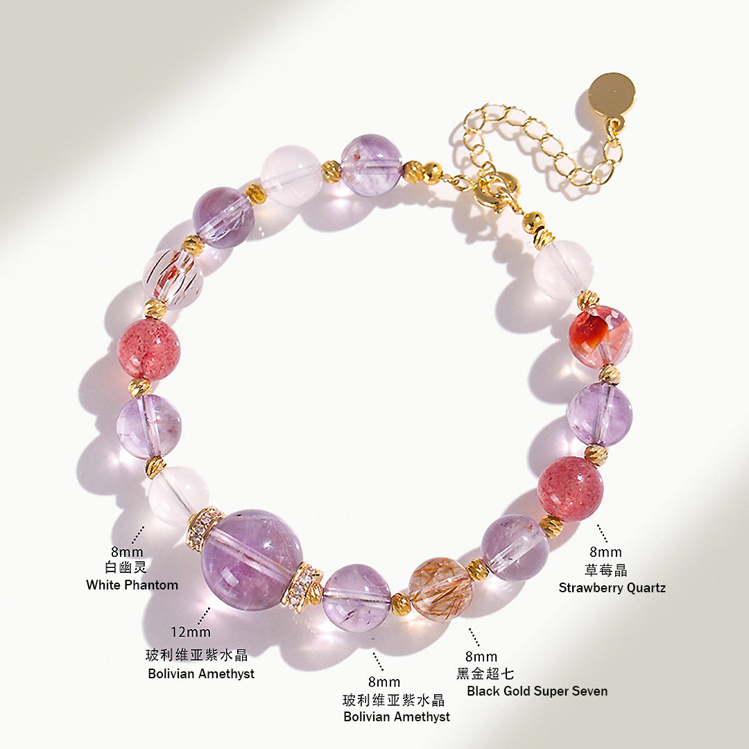 C198 – Bolivian Amethyst Bracelet