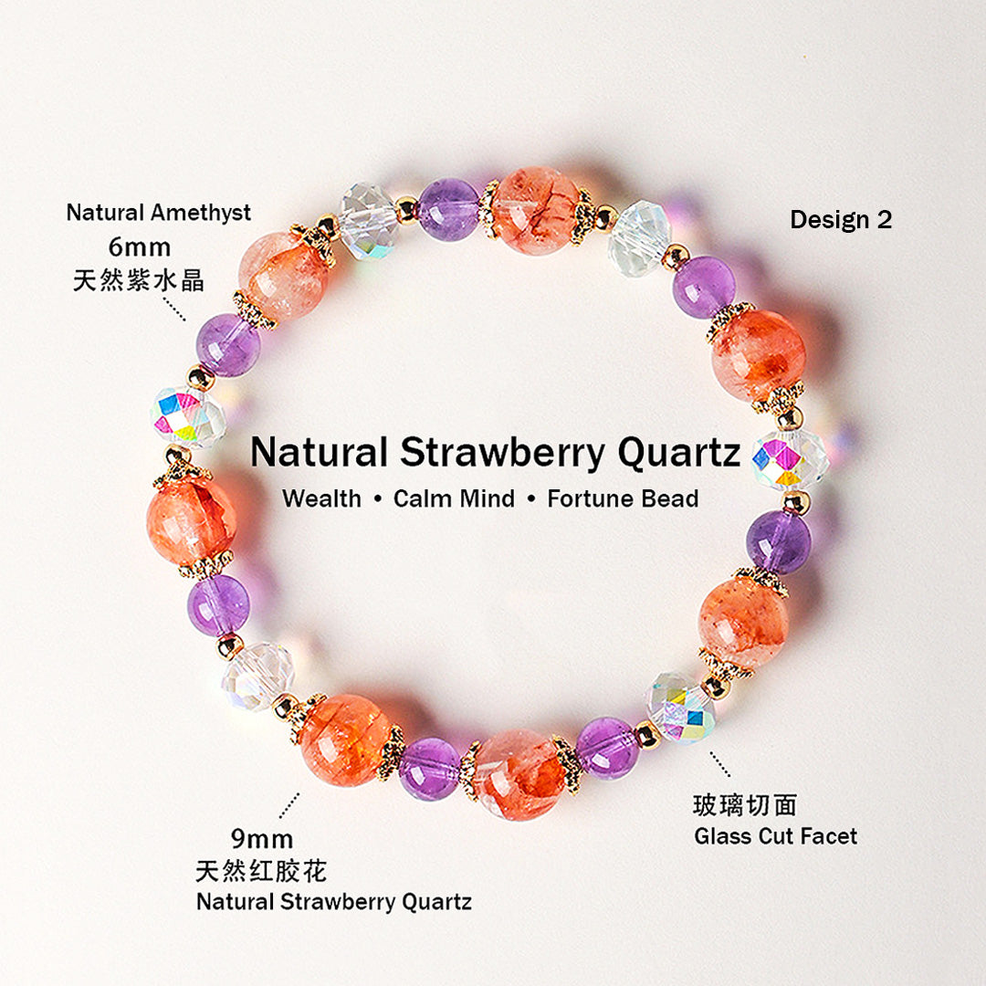 C229: The Fortune Glow Gemstone Bracelet Collection