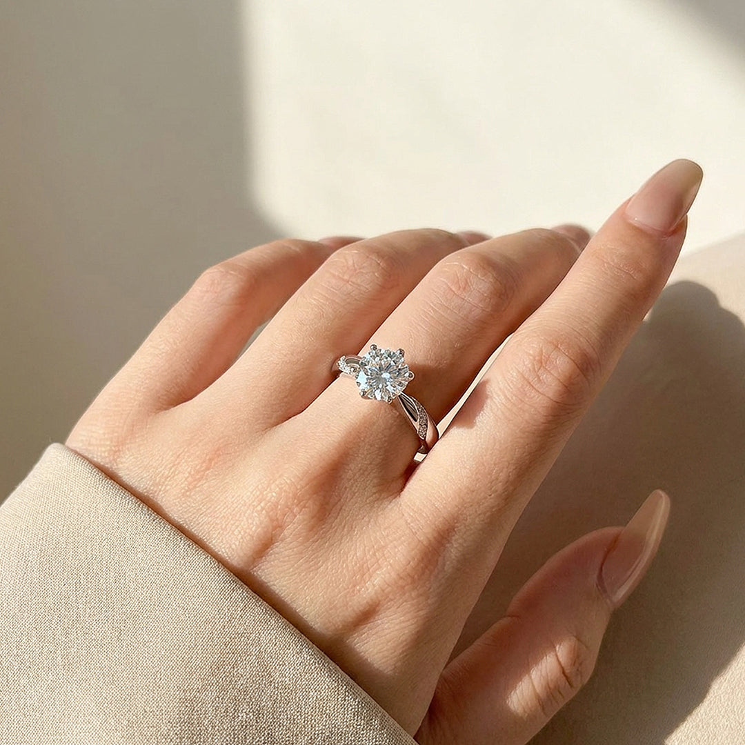 1 Carat Solitaire Adjustable Ring AR6