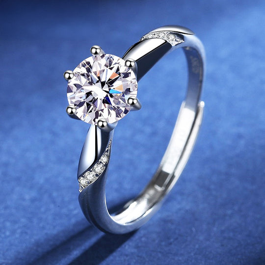 1 Carat Solitaire Adjustable Ring AR6