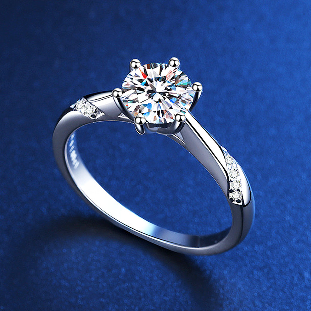 1 Carat Solitaire Adjustable Ring AR6