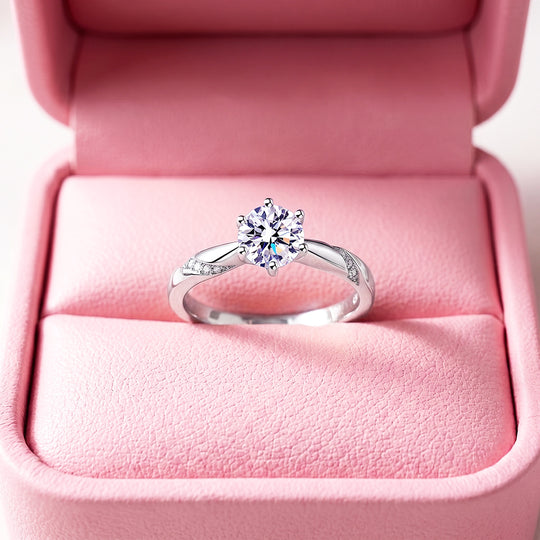 1 Carat Solitaire Adjustable Ring AR6
