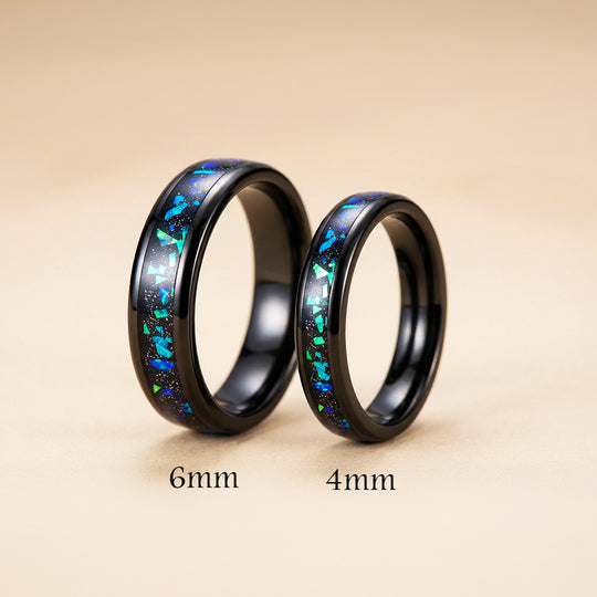 Avatar | Tungsten Couple Rings | Black Wedding Bands