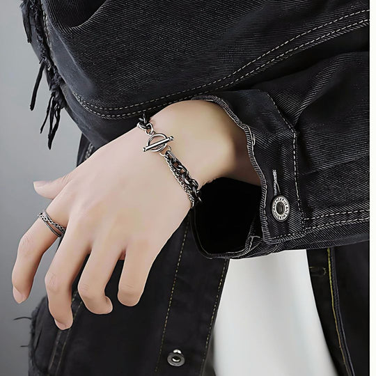 Black Ice Link Bracelets - Tiara.com.sg Singapore Jewelry & Bags