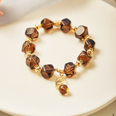 C131 - Citrine Crystal Bracelet Bracelet - Tiara.com.sg Singapore Jewelry & Bags