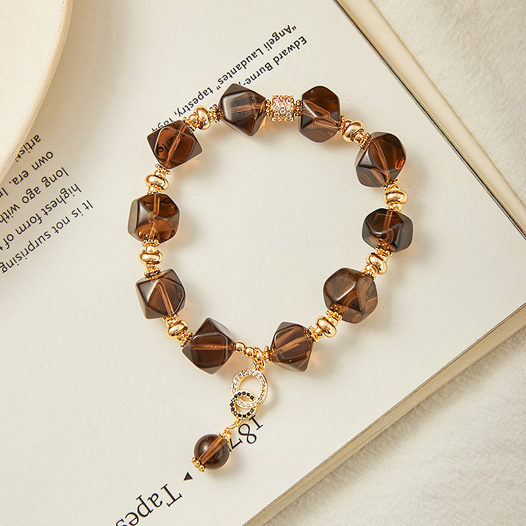 C131 - Citrine Crystal Bracelet Bracelet - Tiara.com.sg Singapore Jewelry & Bags