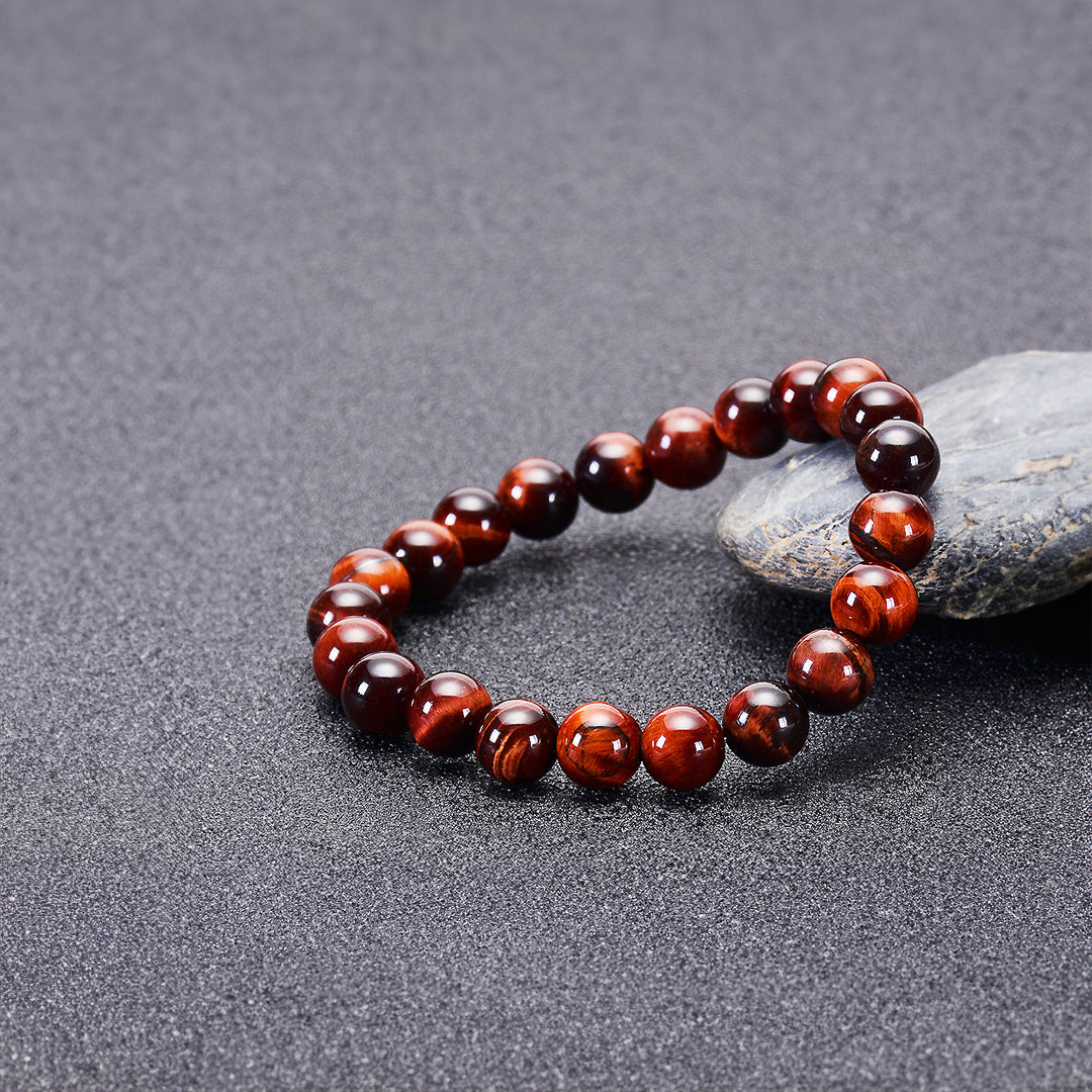 C146 - Red Tiger Eye Bracelet