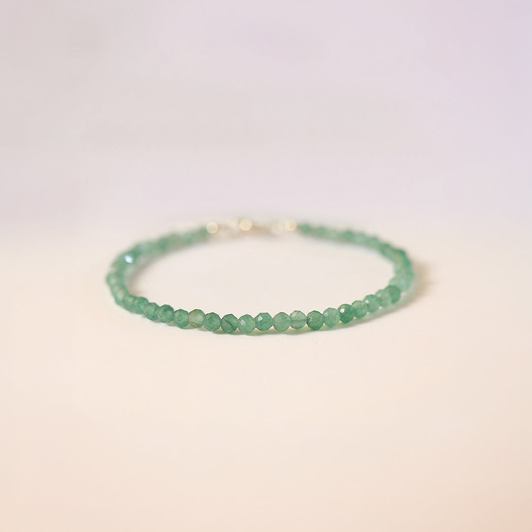 Green Aventurine Luck &amp; Prosperity Natural Crystal Bracelet | C179