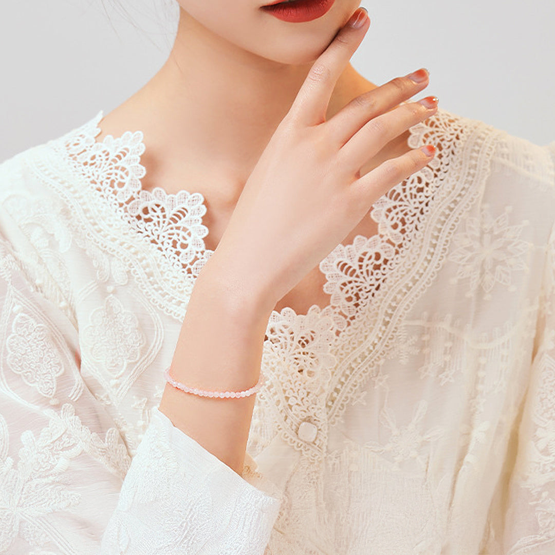 C181 - Rose Quartz Bracelet (3mm)