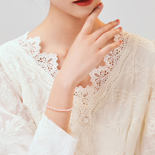 C181 - Rose Quartz Bracelet (3mm)