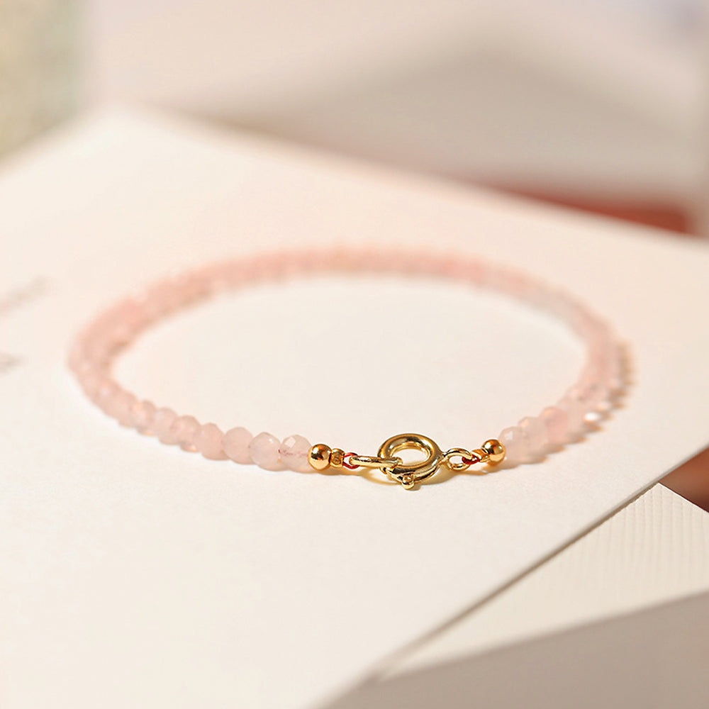 C181 - Rose Quartz Bracelet (3mm)