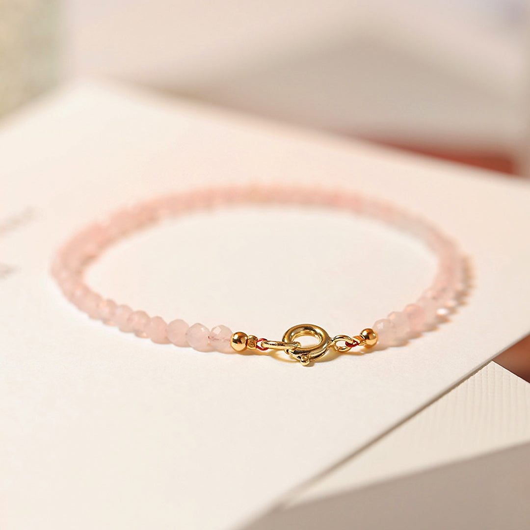 C181 - Rose Quartz Bracelet (3mm)