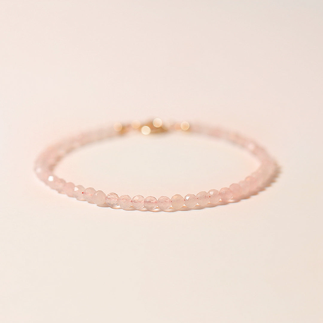 C181 - Rose Quartz Bracelet (3mm)