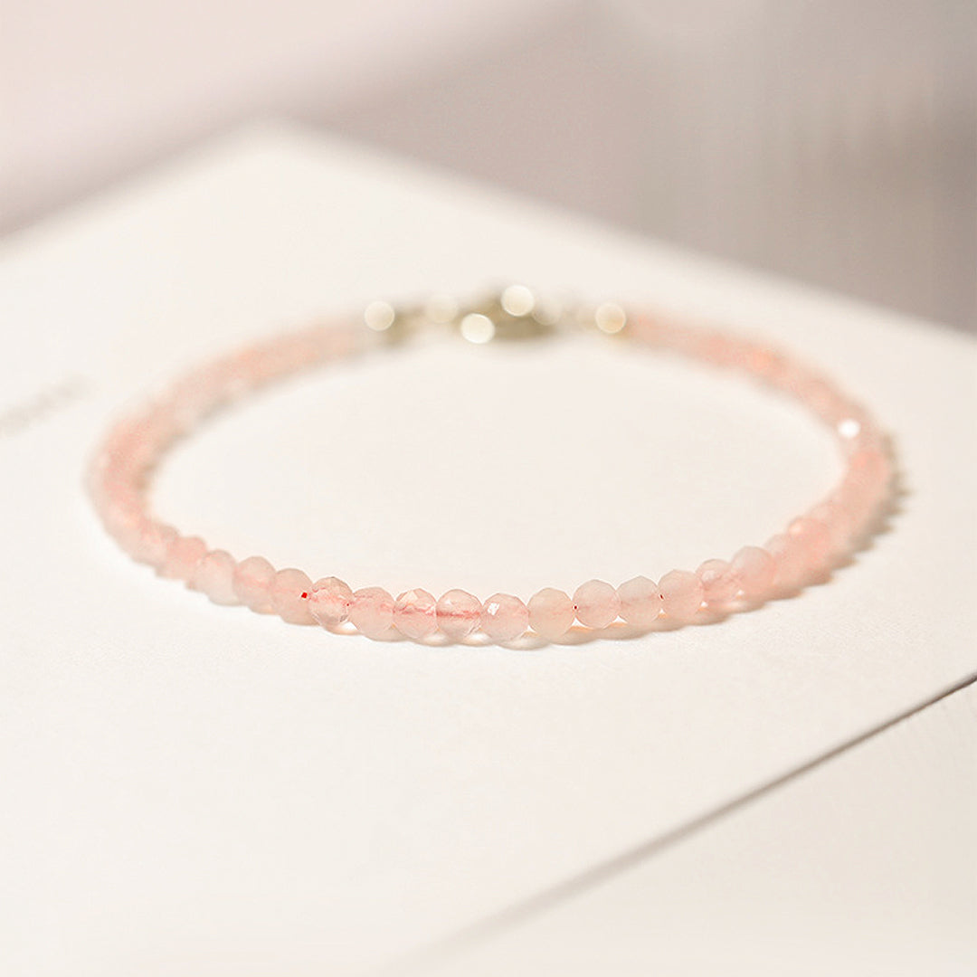 C181 - Rose Quartz Bracelet (3mm)