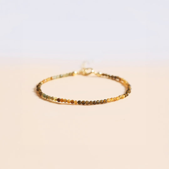 Tourmaline Grounding &amp; Protection Natural Crystal Bracelet | C182