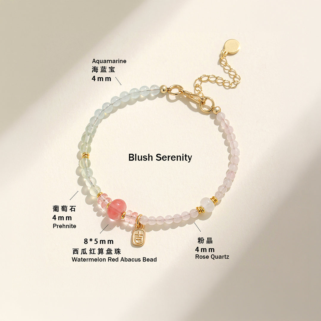 Dragon’s Blessing &amp; Red Agate Natural Crystal Bracelet | C187