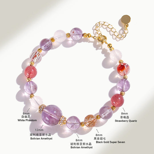 C198 – Bolivian Amethyst Bracelet
