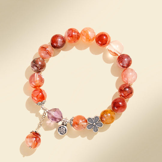 C199 - Red Resin Flower