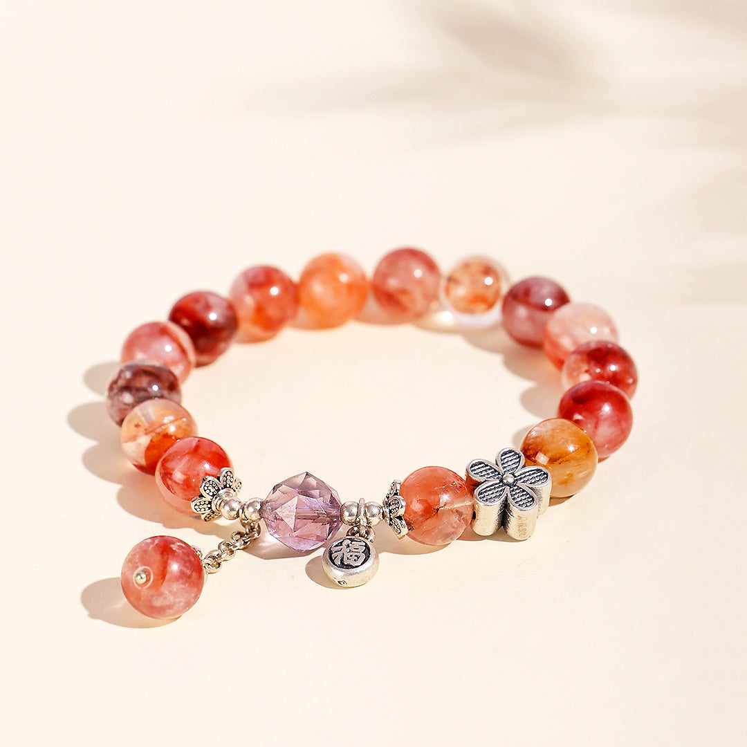 C199 - Red Resin Flower