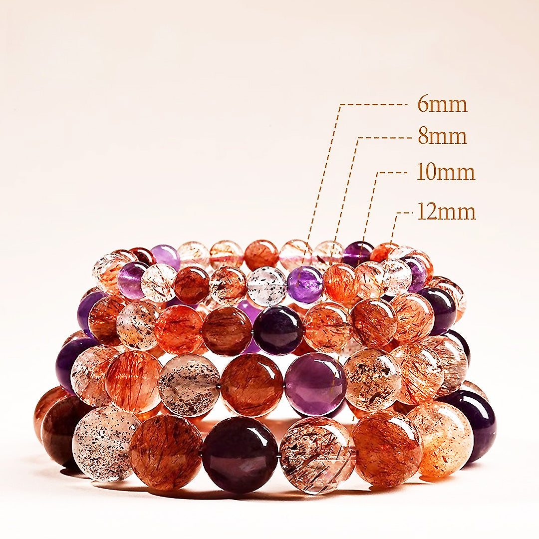 C226: The Super Seven Multi-Gem Crystal Bracelet
