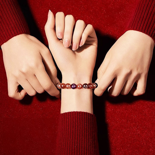 C226: The Super Seven Multi-Gem Crystal Bracelet