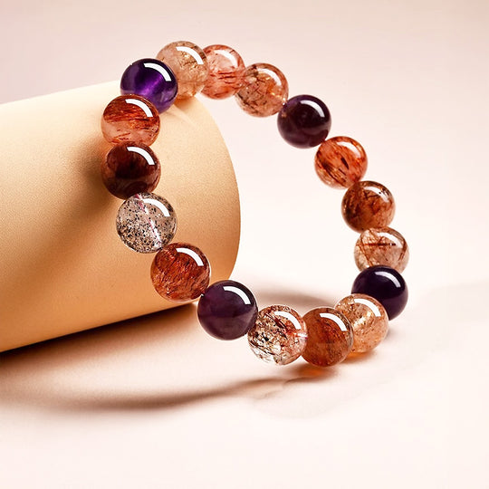 C226: The Super Seven Multi-Gem Crystal Bracelet