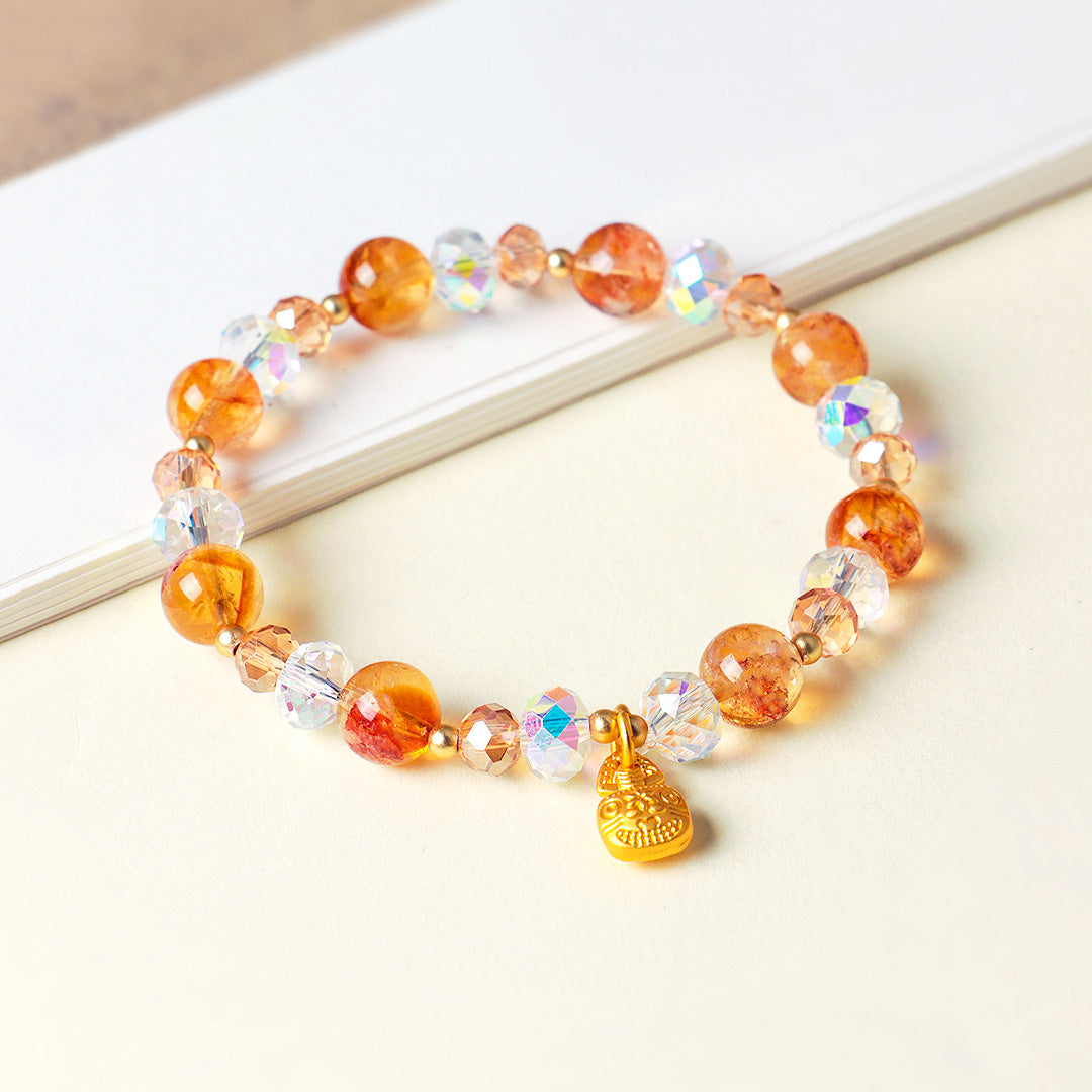 C229: The Fortune Glow Gemstone Bracelet Collection