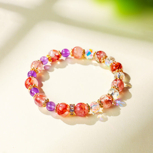 C229: The Fortune Glow Gemstone Bracelet Collection