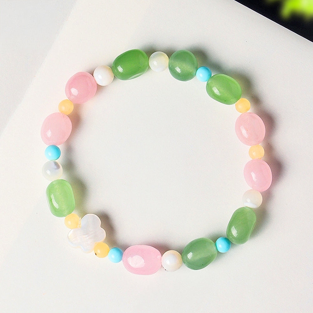 C246 – Jade Bloom Crystal Bracelet