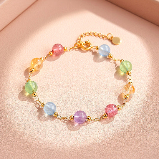 Multi-Crystal Bead Bracelet | C264