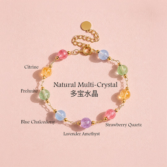 Multi-Crystal Bead Bracelet | C264