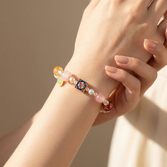 Rose Quartz, Blue Moonstone, Yellow Quartz &amp; Yanyuan Agate | C269