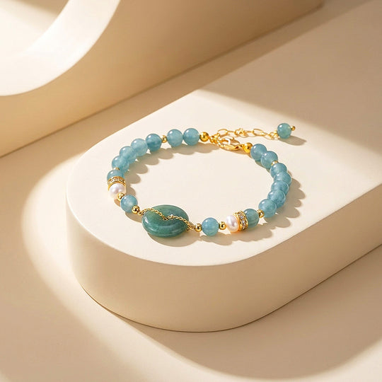 Jadeite &amp; Blue Chalcedony | C271