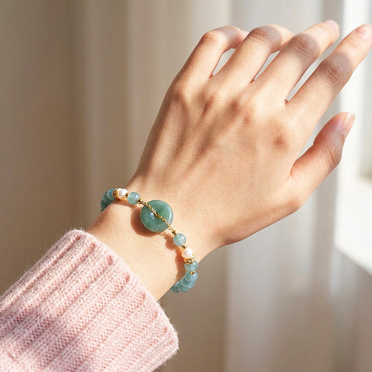 Jadeite &amp; Blue Chalcedony | C271