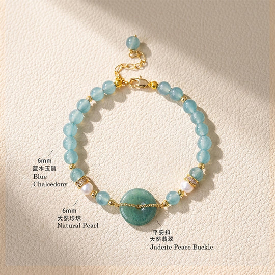Jadeite &amp; Blue Chalcedony | C271