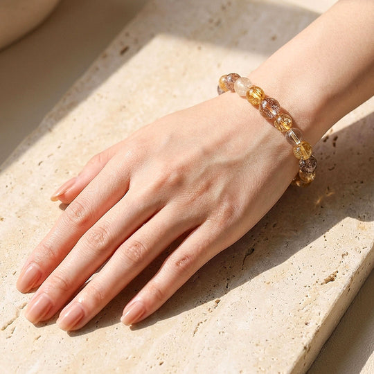 Black Gold Super Seven, Citrine &amp; Golden Rutilated Quartz | SKU: C275