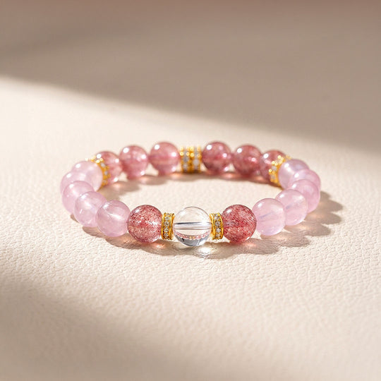 Rose Quartz &amp; White Quartz | SKU: C277
