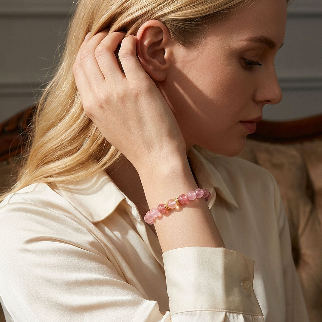 Rose Quartz &amp; White Quartz | SKU: C277