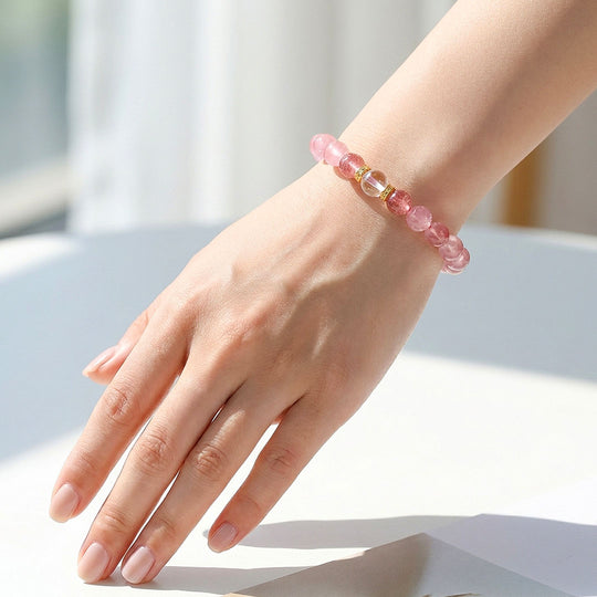 Rose Quartz &amp; White Quartz | SKU: C277