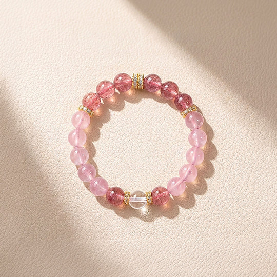 Rose Quartz &amp; White Quartz | SKU: C277