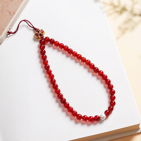 CD117 - Crimson Agate Charm