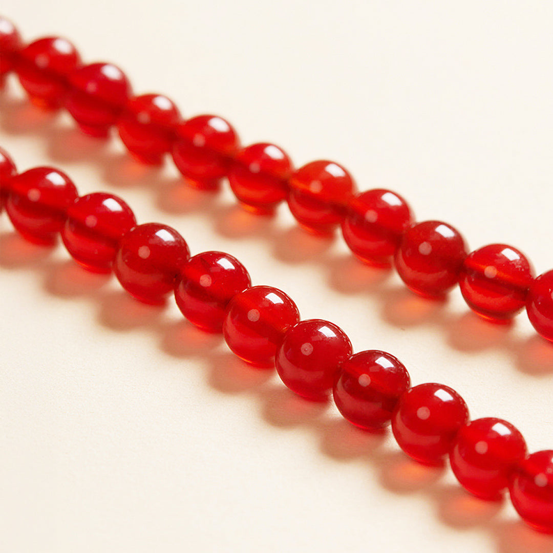 CD117 - Crimson Agate Charm