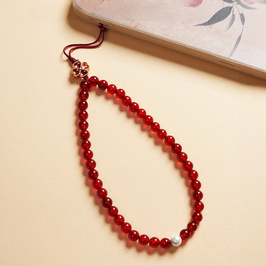 CD117 - Crimson Agate Charm