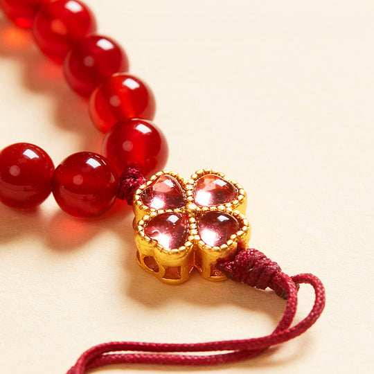 CD117 - Crimson Agate Charm