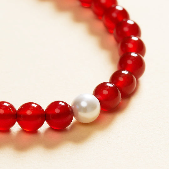 CD117 - Crimson Agate Charm