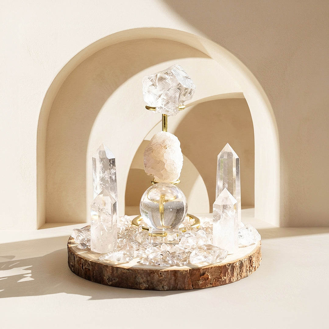 Clear Quartz Crystal Array | CE8003
