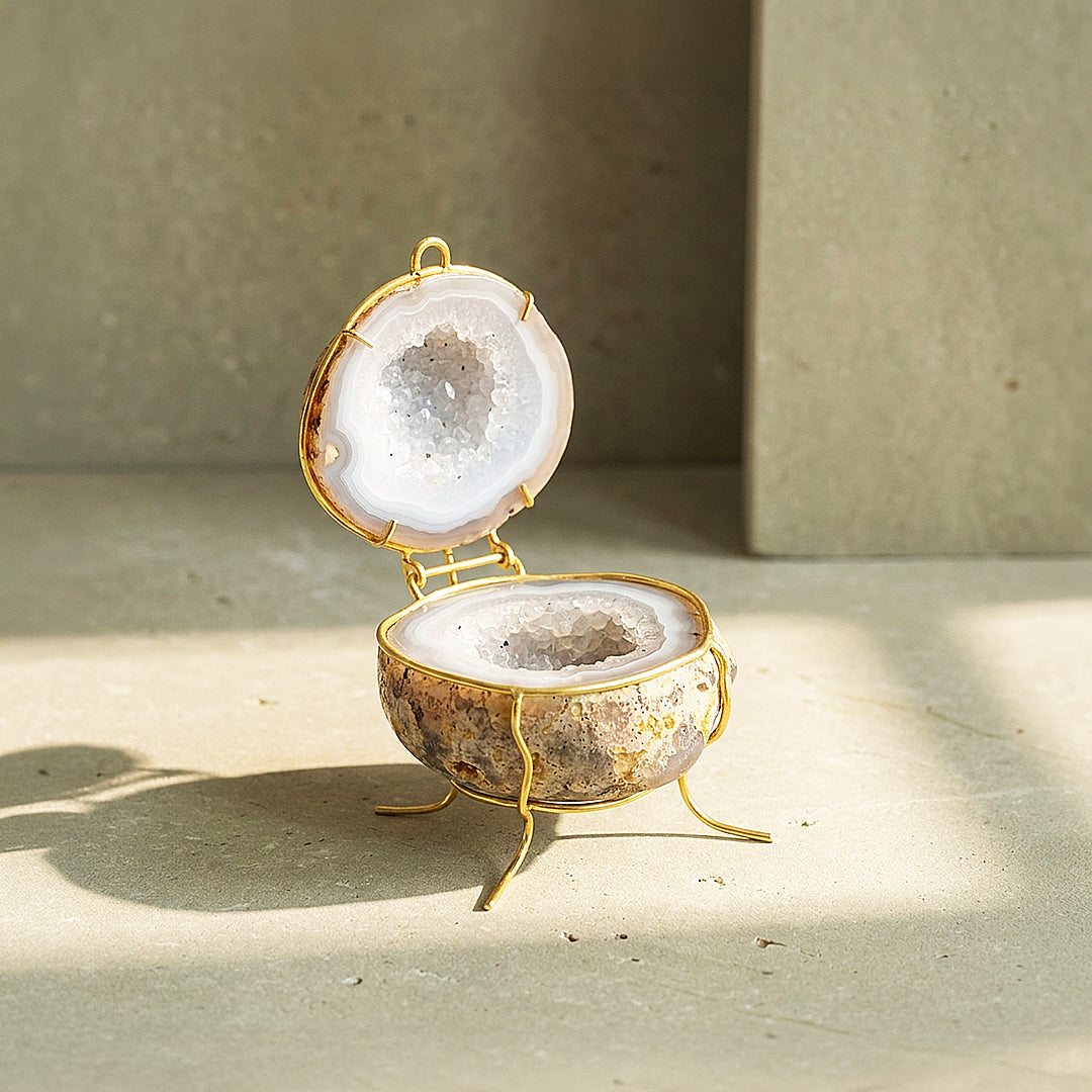 Agate Crystal Wealth Bowl | 聚宝盆 | CE8011