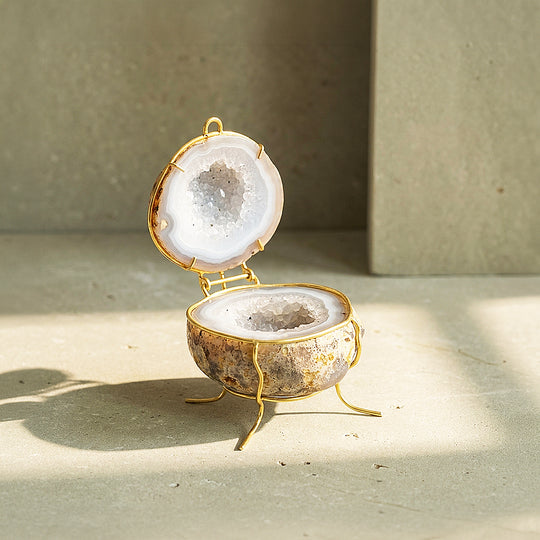 Agate Crystal Wealth Bowl | 聚宝盆 | CE8011