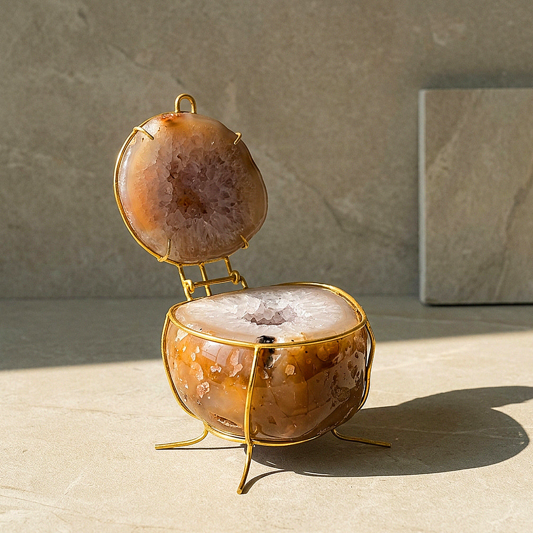 Agate Crystal Wealth Bowl | CE8012