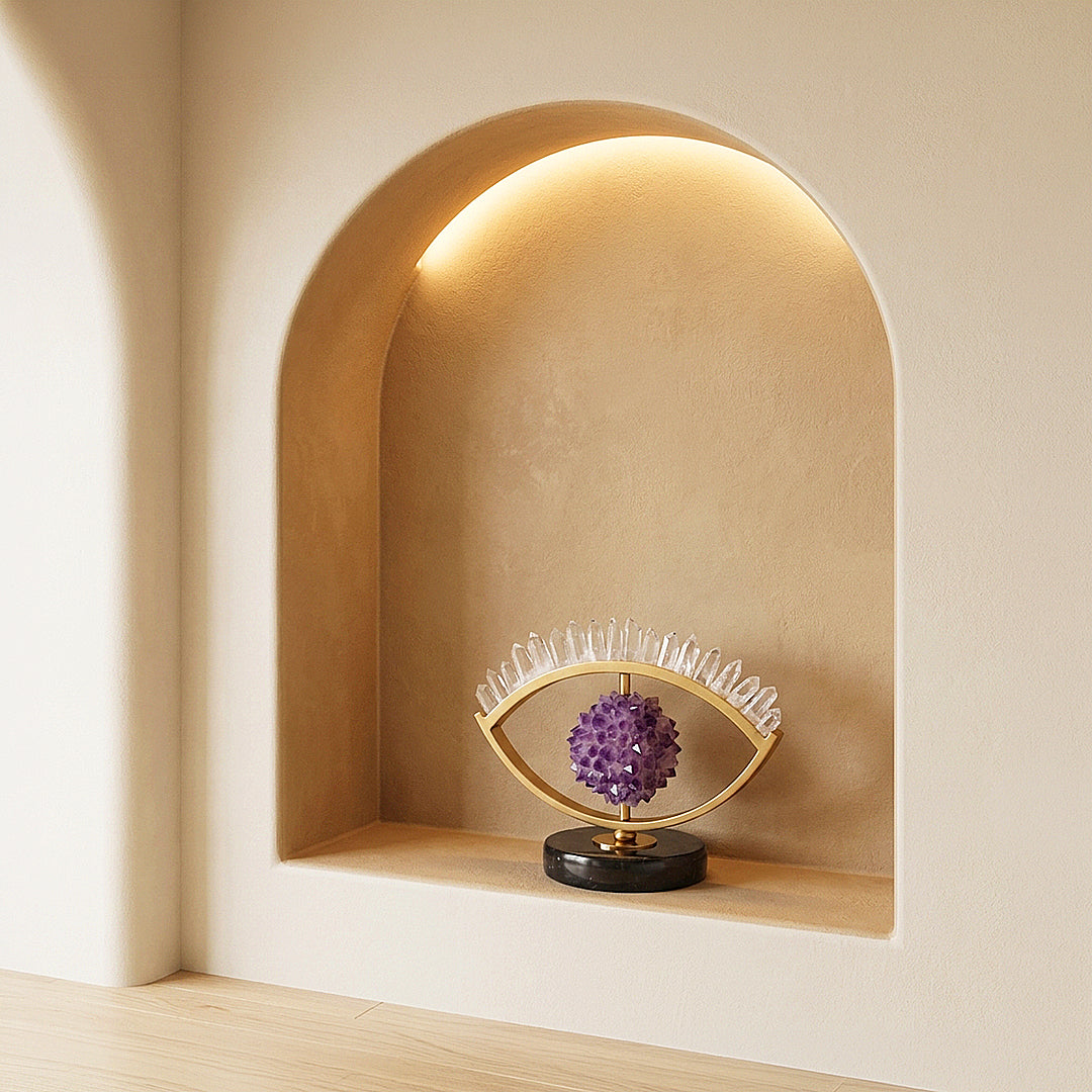 Amethyst Crystal Eye – Protection &amp; Prosperity Display | CE8016